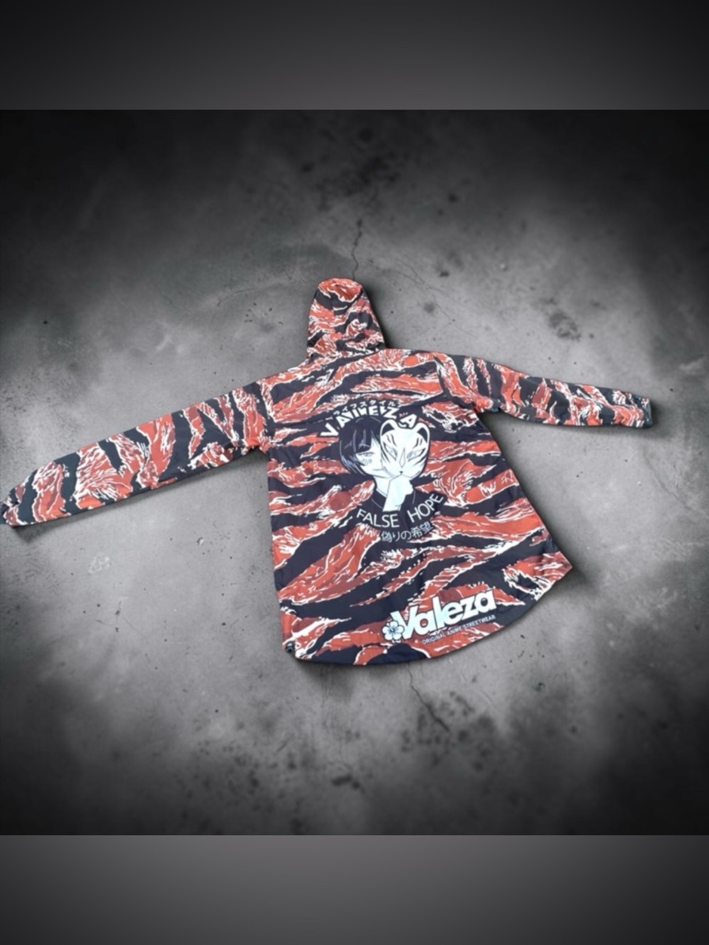 Valeza Original Anime Streetwear Windbreaker Jacket – False Hope Design
